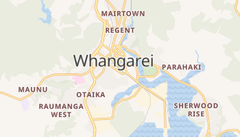 Whangarei - szczegółowa mapa Google