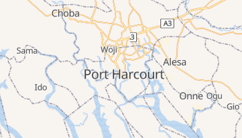 Port Harcourt - szczegółowa mapa Google
