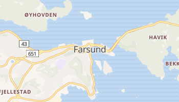 Farsund - szczegółowa mapa Google