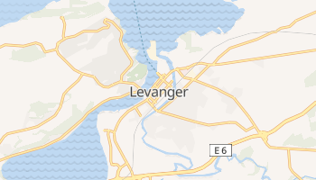 Levanger - szczegółowa mapa Google