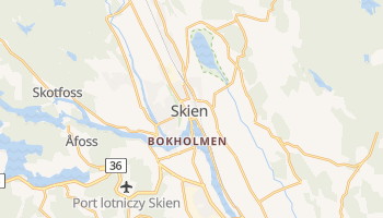Skien - szczegółowa mapa Google