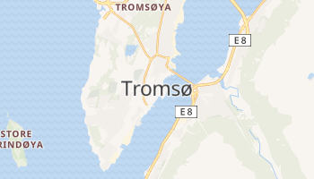 Tromsø - szczegółowa mapa Google