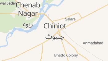 Chiniot - szczegółowa mapa Google