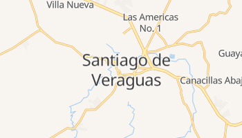 Santiago - szczegółowa mapa Google