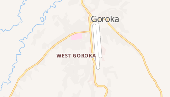 Goroka - szczegółowa mapa Google