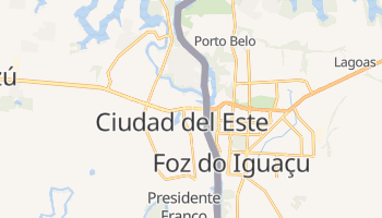 Ciudad del Este - szczegółowa mapa Google