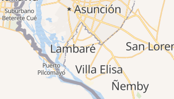 Lambaré - szczegółowa mapa Google