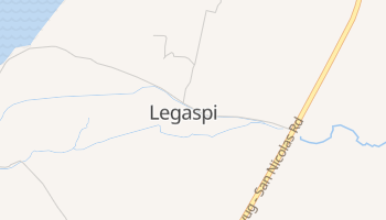 Legazpi - szczegółowa mapa Google