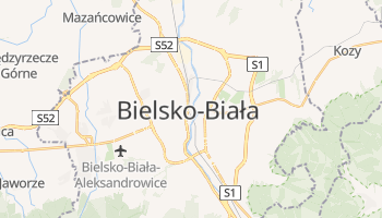 Bielsko-Biała - szczegółowa mapa Google