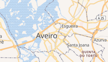 Aveiro - szczegółowa mapa Google