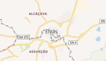 Elvas - szczegółowa mapa Google