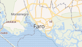 Faro - szczegółowa mapa Google