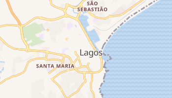 Lagos - szczegółowa mapa Google
