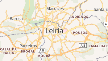 Leiria - szczegółowa mapa Google