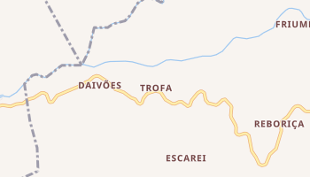 Trofa - szczegółowa mapa Google