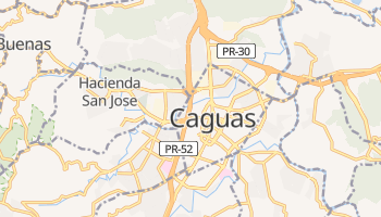 Caguas - szczegółowa mapa Google