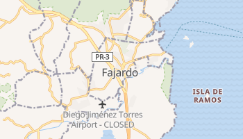 Fajardo - szczegółowa mapa Google