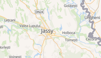 Jassy - szczegółowa mapa Google