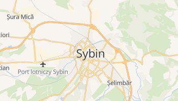 Sybin - szczegółowa mapa Google
