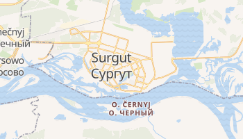 Surgut - szczegółowa mapa Google