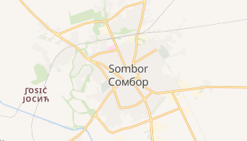 Sombor - szczegółowa mapa Google