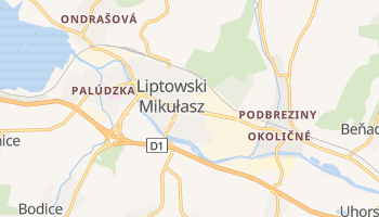 Liptowski Mikulasz - szczegółowa mapa Google