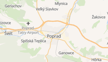 Poprad - szczegółowa mapa Google