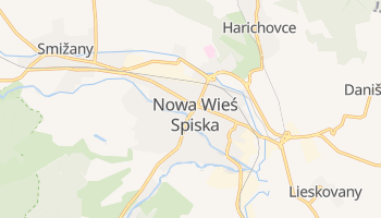 Spiska Nowa Wieś - szczegółowa mapa Google