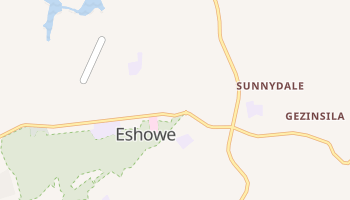 Eshowe - szczegółowa mapa Google