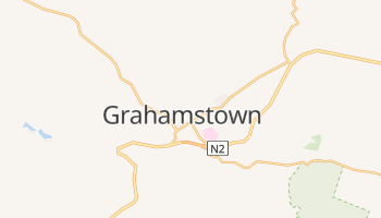 Grahamstown - szczegółowa mapa Google