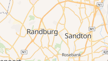 Randburg - szczegółowa mapa Google