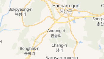 Andong - szczegółowa mapa Google