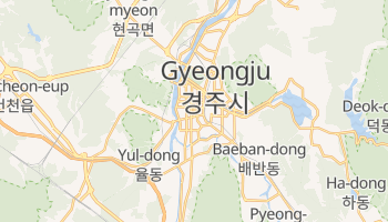 Kyŏngju - szczegółowa mapa Google