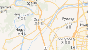 Osan - szczegółowa mapa Google