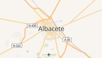 Albacete - szczegółowa mapa Google