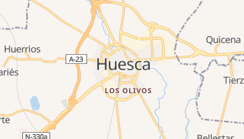Huesca - szczegółowa mapa Google