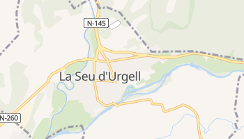 La Seu d'Urgell - szczegółowa mapa Google