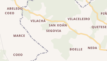 Segowia - szczegółowa mapa Google