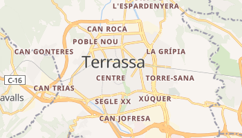 Terrassa - szczegółowa mapa Google