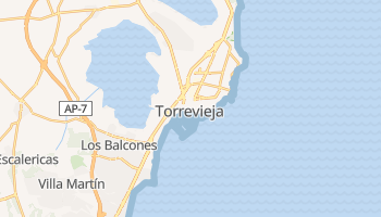 Torrevieja - szczegółowa mapa Google
