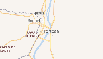 Tortosa - szczegółowa mapa Google