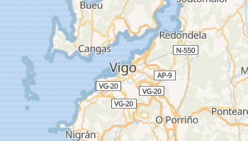 Vigo - szczegółowa mapa Google