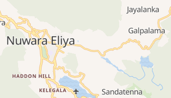 Nuwara Elija - szczegółowa mapa Google