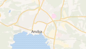 Arvika - szczegółowa mapa Google