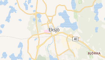 Eksjö - szczegółowa mapa Google