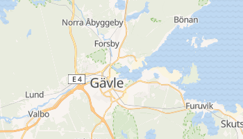 Gävle - szczegółowa mapa Google