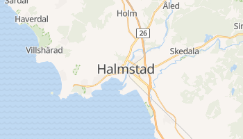 Halmstad - szczegółowa mapa Google