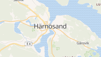 Härnösand - szczegółowa mapa Google