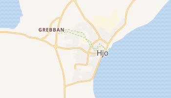 Hjo - szczegółowa mapa Google