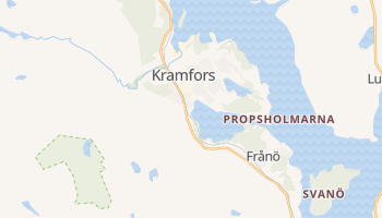 Kramfors - szczegółowa mapa Google